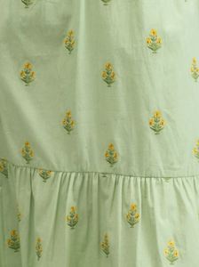 Vêtements pour femmes les plus vendus Robe longue ukrainienne décontractée des fêtes Robe longue maxi d'été brodée à manches longues Vente en gros - Product Image 2