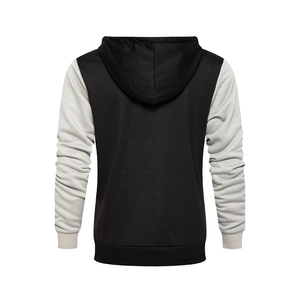 Sweat-shirt unisexe en coton écologique à col boutonné, décontracté, à manches longues, avec fermeture éclair intégrale, cordon de serrage, grande taille, imprimé léopard vintage - Product Image 3