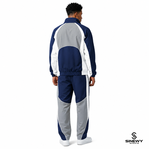 Conjunto Deportivo SINEWY Unisex con Capucha y Bloques de Color, Manga Larga, Cordón Ajustable, Estilo Deportivo Casual, Poliéster y Algodón, Ropa de Invierno, Corte Regular - Product Image 2