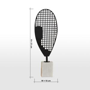 Sculpture en métal contemporaine élégante Accent décoratif de luxe de chef-d 'œuvre fait à la main unique pour des espaces élégants - Product Image 5