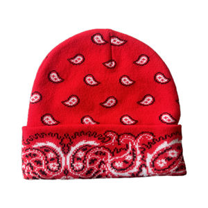 Gorro Deportivo de Punto Acrílico/Algodón de Alta Calidad, Personalizable, Unisex, para Invierno, con Impresión por Transferencia de Calor, Colores Personalizados, Venta al Por Mayor, OEM - Product Image 2