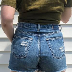 Vintage S Taille Denim Shorts Jeanagers Autre Artisanat Jeans Pantalon Court - Product Image 1