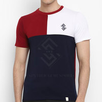 Camiseta de Hombre Más Vendida en Línea a Bajo Precio, Sólida, Ecológica, Transpirable, de Secado Rápido, Tejido de Algodón/Poliéster, Colores Personalizados