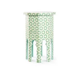 Tabouret en résine diamantée pour la décoration intérieure, design indien de luxe, incrustation d'os, tabouret d'appoint, table basse pour usage domestique et décoration intérieure - Product Image 5