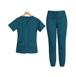 2025 precio al por mayor personalizado Hospital Scrubs traje uniformes médico enfermera uniforme Jogger enfermera Scrubs uniformes conjuntos - Product Image 6