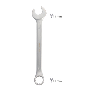 Chiave Combinata Plus 11x11 in Acciaio Cromo Vanadio DIN3113 - Product Image 2