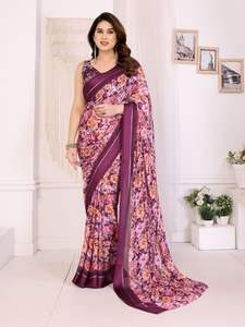 Sari moderno de lino y algodón, ligero, multicolor, estampado Digital Floral, transpirable, elegante, para todas las ocasiones, pañuelos étnicos - Product Image 6