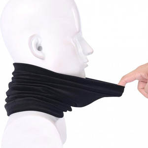 Cou tricoté en laine d'hiver unisexe avec logo personnalisé réchauffe le cou doux en tricot uni de haute qualité pour la vente en ligne - Product Image 1