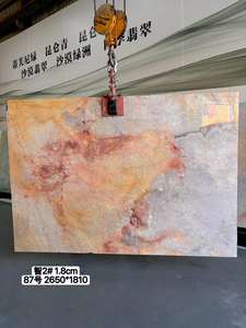 Marmo Colorato di <span class=keywords><strong>Brescia</strong></span> per Decorazione, Viti Rosa, Nuvole Bianche Arancioni, Pietra di Marmo per Isola Cucina, Piano di Lavoro e Mobile Bagno - Product Image 5