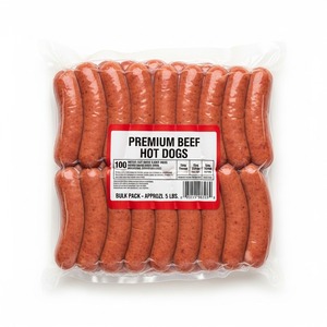 Oferta rápida de perritos calientes de ternera congelados con delicioso sabor, apta para catering de comida rápida y mercados minoristas internacionales - Product Image 2