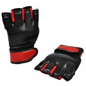 Gants de MMA à doigts entiers en PU avec support de poignet et fermeture auto-agrippante, unisexe, pour l'entraînement de boxe, respirants et légers - Product Image 4
