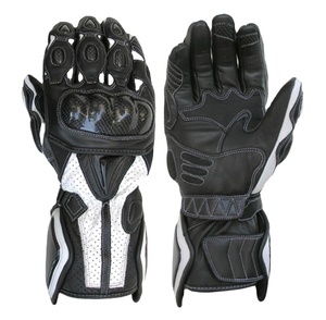 Gants en cuir longue durée pour moto avec design à couverture intégrale et services OEM, idéaux pour les acheteurs en gros et les marques privées - Product Image 1