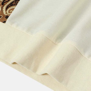 OEM/ODM nuevo diseño personalizado sudadera de gran tamaño para hombre 100% algodón Etiqueta Privada cuello redondo impreso sudaderas básicas - Product Image 5