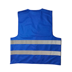 Hi Viz Reflective Precio barato Cómodo Diseño moderno Chaleco de seguridad con logotipo Chaleco de seguridad ajustable - Product Image 3