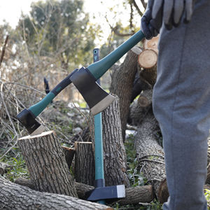Hache de camping en gros, tête en acier au carbone 600G, manche en fibre de verre, outils à main - Product Image 3