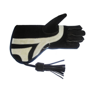 Guantes de cetrería de cuero auténtico de calidad superior impermeables mejores guantes de entrenamiento para equipo de caza de seguridad para conducir - Product Image 1