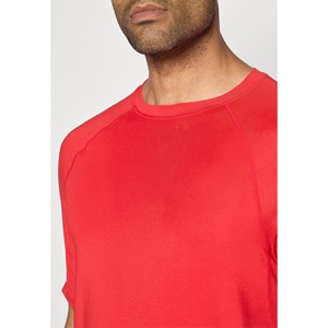 <b>Men</b> Activewear Gym T-Shirt 100% Cotton 175 GSM <b>Stretch</b> Breathable Quick Dry Slim Fit Short Sleeve Workwear Style Workout - Product Image 5
