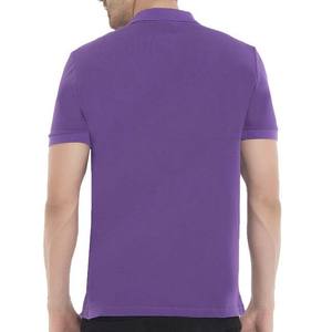 Streetwear d'été en coton à motif uni grande taille vêtements pour hommes polos Polo à manches courtes avec logo personnalisé - Product Image 3
