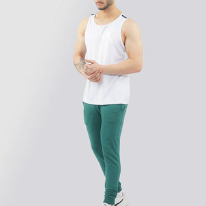 Débardeur de sport pour homme en coton 100% sur mesure, respirant, vêtements de sport pour homme - Design tricoté décontracté - Product Image 4