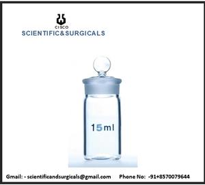 ขวดแก้วสำหรับห้องปฏิบัติการเพื่อการวัดตัวอย่างที่แม่นยำสำหรับอุปกรณ์การศึกษาชั่งน้ำหนัก - Product Image 3