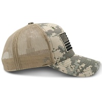 Casquettes Snapback en toile camouflage brodées sur mesure OEM avec logo vintage personnalisé - Mode d'hiver en plein air