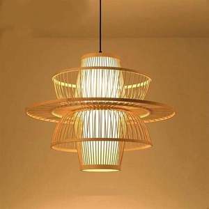 Decorative Bamboo <b>Lamp</b> Adds Charm And Warm Light Perfect For Creating Relaxed And Eco Friendly Home Environments - Product Image 5