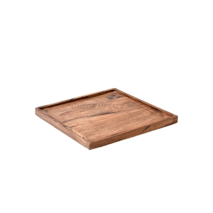 Best Quality Wooden <b>Tray</b> in Rich Mahogany Color with Classic Rectangular Shape and Smooth Finish Ideal for Stylish <b>Serving</b> - Product Image 2