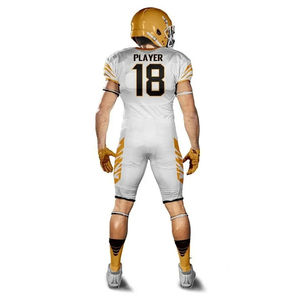 เสื้อเจอร์ซีย์ฟุตบอลแบบสั้นระบายอากาศได้สำหรับทุกเพศเครื่องแบบปักลายไซส์ใหญ่พิเศษออกแบบได้ตามต้องการ - Product Image 3