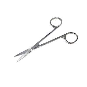 Ciseaux chirurgicaux professionnels en acier inoxydable, ciseaux à dissection d'iris de pansement incurvé et droit - Product Image 5