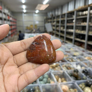 เรดแจสเปอร์คาโบชองคริสตัลอินโดนีเซียธรรมชาติคุณภาพสูงขัดเงาหินบำบัดศิลปะสะสมขนาด 30-50 มม. - Product Image 3