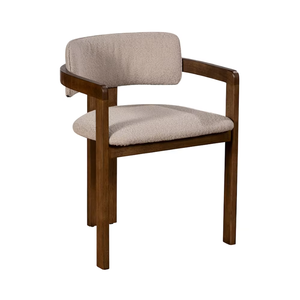 Chaise de salle à manger en bois de manguier faite à la main avec capitonnage en tissu - Design moderne pour la maison, le bureau et l'appartement, utilisation en intérieur, meubles de chambre à coucher, vente en gros - Product Image 2