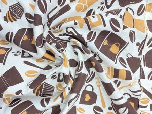 Tablier de taille de cuisine personnalisable tissu en coton lin avec logo imprimé tailles styles disponibles pour une utilisation de jardin fabriqué en Inde - Product Image 3