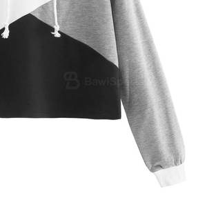 Sweats à capuche pour femmes de qualité supérieure Vêtements tricotés confortables pour l'hiver Style décontracté avec impression personnalisée Logo avant - Product Image 3