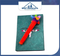 Estuche para Lápices de Yute Personalizable con Personajes de Dibujos Animados de Animales, Multicolor, Certificado ISO, Divertido, Funda para Bolígrafos, el Mejor de Himalaya