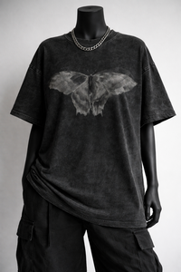 Camiseta Oversize para Mujer con Lavado Ácido, Estampado Gráfico, Algodón Grueso, Estilo Vintage |   OEM ODM Personalizado al por Mayor - Product Image 6