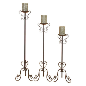 Fabrica y proveedores de candelabro decorativo para el hogar de diseño clásico, candelabro de metal de gran calidad al precio más barato - Product Image 6