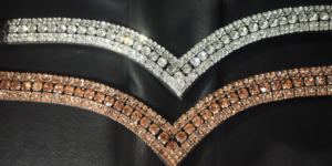 ROYAL INTRNATIONAL OEM - Diadema de Cuero Hecha a Mano, Duradera y Personalizada, en Forma de V, de Cinco Filas, para Caballos, Proveniente de Uttar Pradesh, India, en Venta - Product Image 4