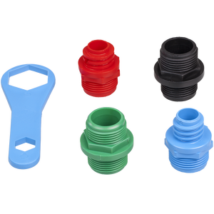 Juego de adaptadores de rosca con mango ergonómico Laboplast de fácil operación-Brkle GmbH Alemania - Product Image 1