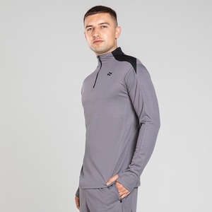 Vente en gros GAA Zip Top Half Zip Top Sweat Tops Hommes 100% Polyester Demi Zipper Chemises Personnalisé Prix Pas Cher pour Hommes - Product Image 3