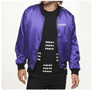 Chaqueta de bombardero de Color sólido personalizada para hombre, ropa de moda para hombre, chaqueta de Bombardero a prueba de viento para hombre, ropa deportiva Softshell impermeable a prueba de viento - Product Image 1