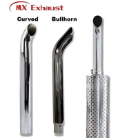 Tuyau d'échappement universel en acier inoxydable 304 chromé pour camion, entrée 5, 6, 7, 8 pouces, échappement robuste pour camion
