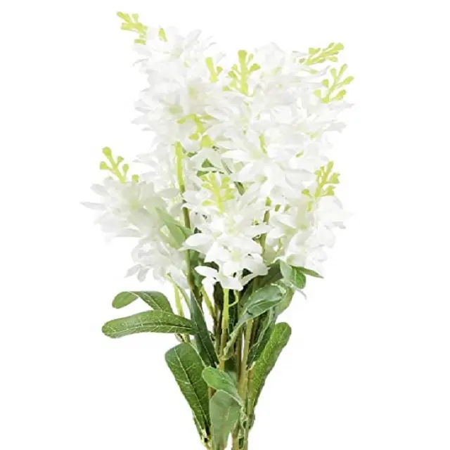 Kumaş sahte Delphinium kök Gladiolus çiçek sapı yapay ipek çiçek düğün ev otel parti dekorasyon için Sticks
