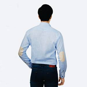 2023 mode personnalisé OEM hommes d'affaires personnalisé polyester à manches longues chemises pour hommes en gros - Product Image 6