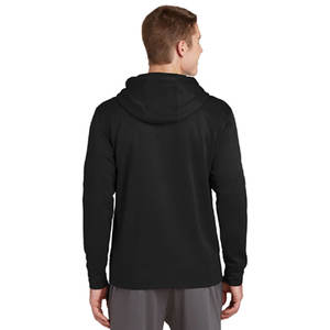 Bleu marine hommes décontracté à capuche en gros coupe-vent pull uni sweats à capuche imperméables hommes sweats à capuche pour hommes - Product Image 5