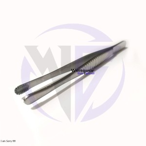 Nouvelles pinces chirurgicales russes de 15 cm en acier inoxydable de haute qualité, à usage manuel, droites, à dents bombées, instruments Wenquar - Product Image 6