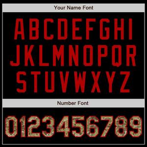 Bomber personnalisé noir camo-rouge Varsity Letterman veste à glissière coupe-vent Streetwear veste universitaire vintage pour hommes - Product Image 2