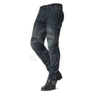 กางเกงยีนส์ลำลองสำหรับผู้ชายกางเกงเอวกลางน้ำหนักเบาออกแบบได้ตามต้องการแฟชั่นล่าสุด - Product Image 2