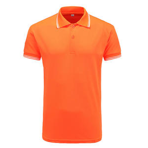 เสื้อโปโลผ้าฝ้ายผ้าไหมปักโลโก้เสื้อโปโลกอล์ฟแบบเรียบ - Product Image 6