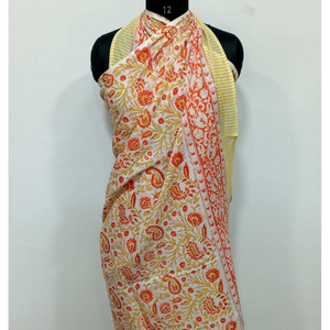 Vente en gros de paréo sarong personnalisé, vêtements de plage de fabricant indien, sarong de couverture en poly coton imprimé de la mer, nouvel arrivage - Product Image 1