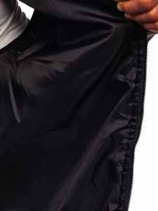 Veste en Tissu pour Hommes de Grande Taille Personnalisée en Toile Imperméable Décontracté Hiver Sans Manches Design Bulle - Product Image 4